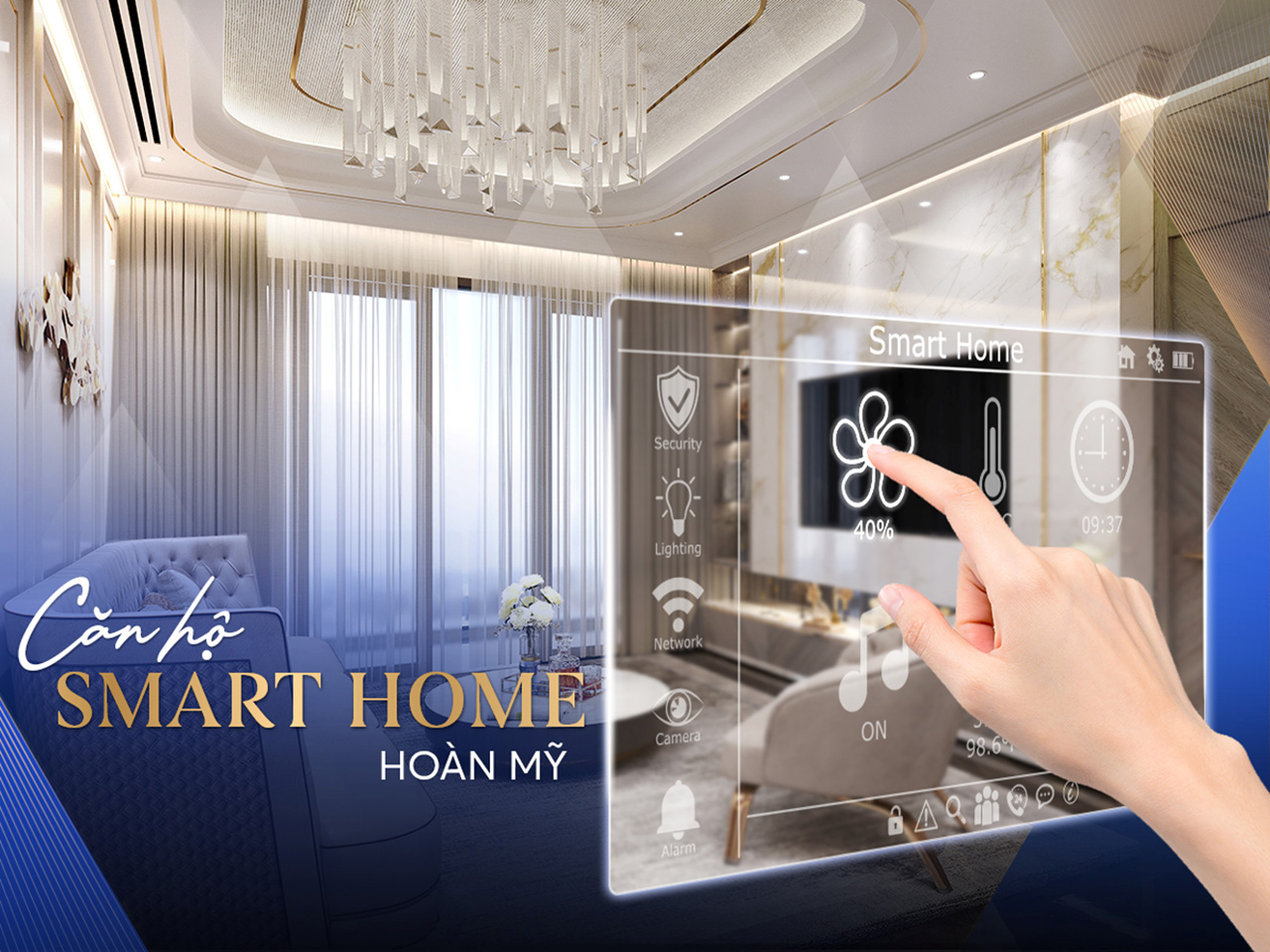 Không gian sống 4.0 tại những căn hộ được ghi nhận nhiều danh hiệu quốc tế.